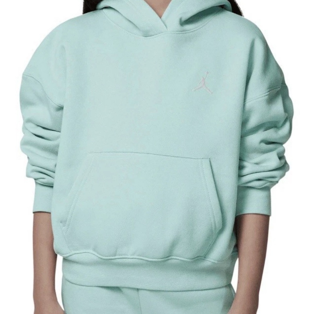 NWT Authentic Girls Light Dew Jordan Hoody Size Small MSRP $45